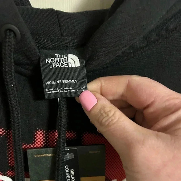 The North Face Women's Coordinates Hoodie-Black Size: 2XL XXL NWT - Picture 2 of 4